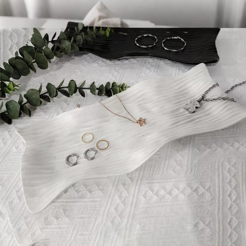 Khay trang sức cổ điển sang trọng bằng gốm sứ Khay trang sức cổ điển sang trọng bằng gốm sứ