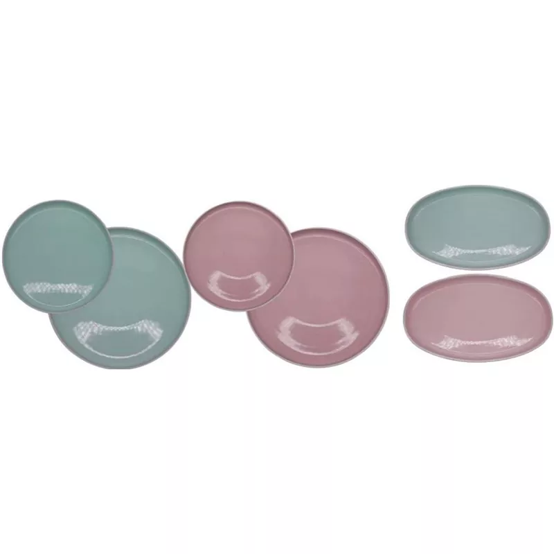 Đĩa gốm màu Macaron