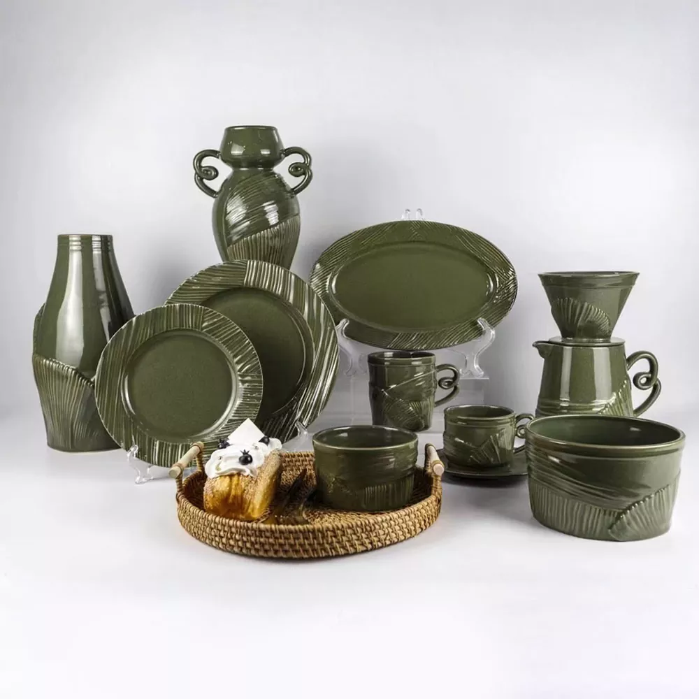 Bộ đồ ăn bằng gốm Qingye